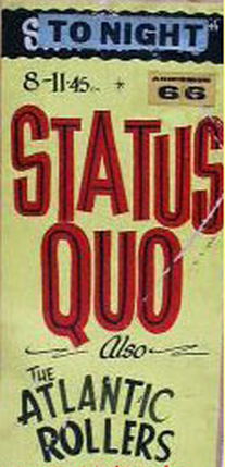 Status Quo en Angleterre (années 60)