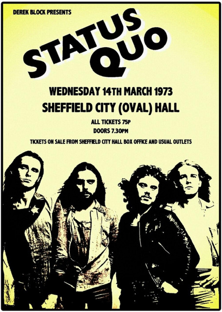 Status Quo en Angleterre (années 70)